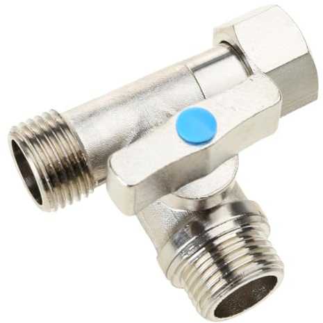 20 mm Absperrventile unter der Spüle, T-Verbindungsstück, Adapter, 3-Wege-Umsteller, Anschluss, dauerhafte Kompressions-T-Stücke, Ventile