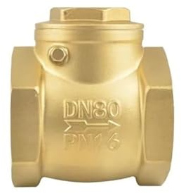 FGNIWAAE 3-Zoll-Rückschlagventil aus Messing – Innengewinde, for Wasser, Öl und Gas – langlebig und zuverlässig