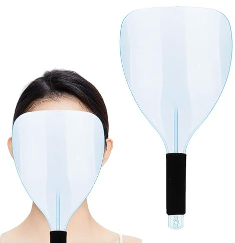 Haarspray-Gesichtsschutz – 32,5 x 15,6 cm Bang Baffle Visier Haarwerkzeug