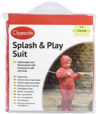 Clippasafe rot splash & Play Anzug (90 cm)