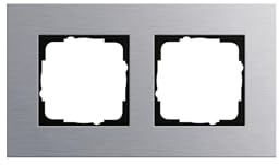Gira 021217 Abdeckrahmen 2-fach Esprit Aluminium