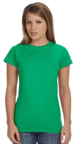 Gildan Ladies Soft Style Short Sleeve T-Shirt (S) (Irish Green)