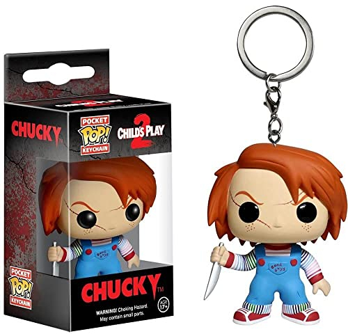 Funko Pop! Keychain: Horror - Chucky- Mini-figurine en Vinyle à Collectionner Porte-clés Fantaisie - Cadeau de Noël - Idée de Cadeau - Produits Officiels - Movies Fans - Mini-figurine