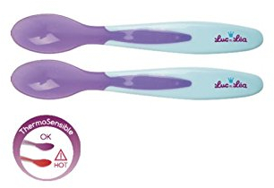 Luc et Léa Set de 2 Cuillères Premier Repas