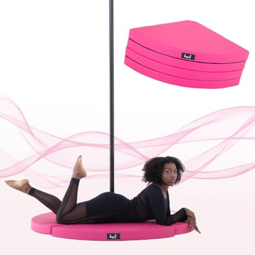 LUPIT Lux Crash Mat for Pole dance and Aerial - Pink, T 80mm/3.14