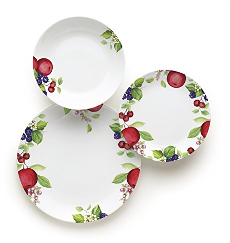 Brunch Time Set Vajilla 18 Uds. Apple Blanco/Multicolor