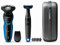Philips AquaTouch – Rasoir (Rasoir Rotatif, Noir, Bleu, LED, Batterie, Nickel-métal d'hydrure (NiMH), intégré)