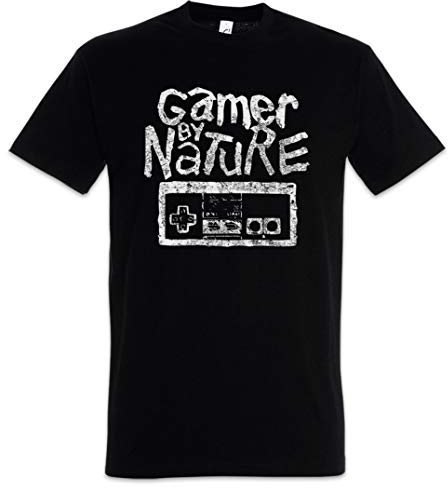 Urban Backwoods Gamer by Nature Herren T-Shirt Schwarz Größe 5XL