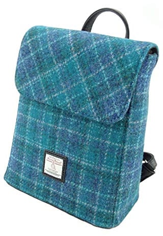 Glen Appin Harris Tweed Tummel Rucksack LB1213 Blau Farbe 92 Sea Blue