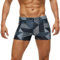 Arcweg Maillot de Bain Homme Boxer Doublure avec Rembourré Souple Amovible Cordon de Serrage Réglable Confortable Motif Géométrique M（EU）