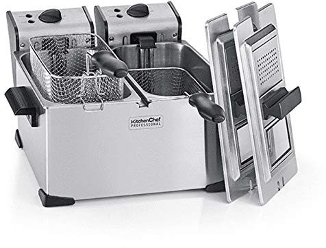 Friteuse Double 2x3.5l 4000w Inox - KCPFR70X
