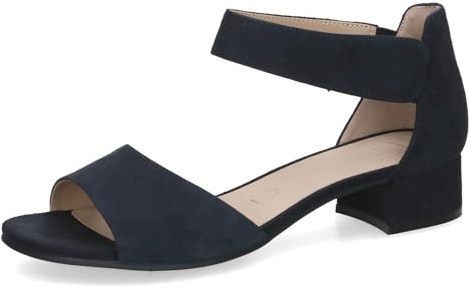 CAPRICE Damen Sandalen mit Absatz aus Leder mit Riemchen