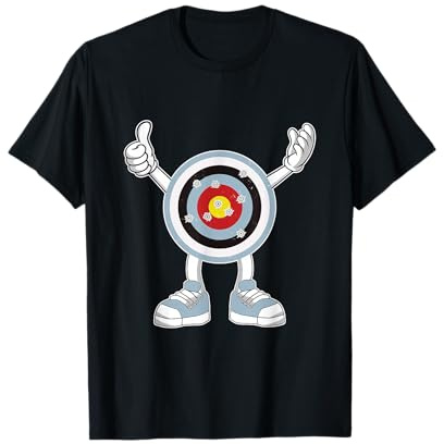 Bogenschießen Bogenschütze Comic Design T-Shirt