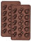 Birkmann RBVB5 Chocolaterie lebensmittelechtem Silikon, Pralinenform Weihnachten (2er Pack)