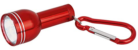 moses. Verlag Fernweh - Leistungsstarke Mini-LED-Taschenlampe mit Karabiner, Vier