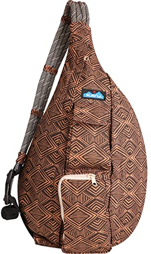 KAVU Rope Bag - Sling Pack for Hiking, Camping, and Commuting - Mahogany Inlay