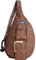 KAVU Rope Bag - Sling Pack for Hiking, Camping, and Commuting - Mahogany Inlay