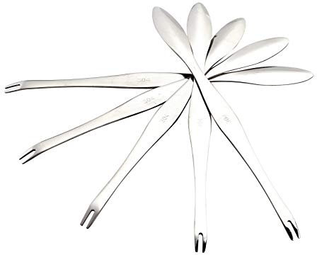 Yaootely Meeresfrüchte Werkzeug Picks Edelstahl Werkzeug Lobster Clamp Zangen Pick - 5 Stücke