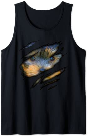 Yorkshire Terrier in me T-Shirt, Hundehemd, Ahnentafel Hund Tank Top