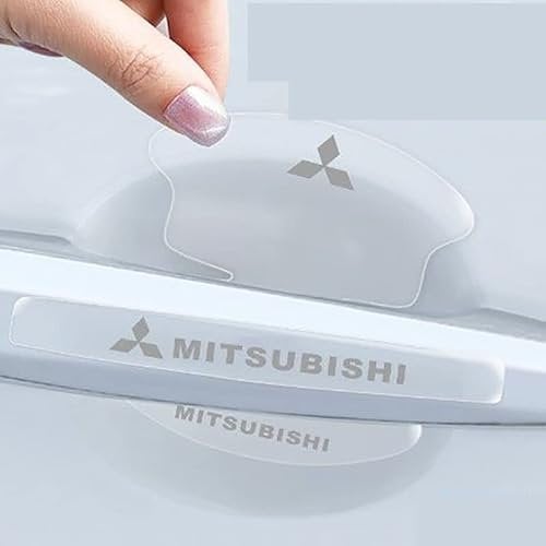 8Pcs Car Door Handle Protectors Stickers, For Mitsubishi ASX Car Door Cup Paint Protection Film