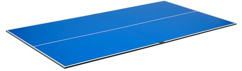 Sportime Abdeckplatte Billardtisch Trinity | Passgenau Billardtisch Trinity | Schützt Spielfeld vor Staub | Holz | Einfache Montage | 3-teilig | Braun