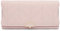 Portefeuille Femme Longue PU Cuir, Porte Monnaie Femmes Grande Capacite avec Compartiment à Monnaie Zippé, Longue Porte Feuilles pour Femme avec 9 Emplacement de la Carte (A-Rose)