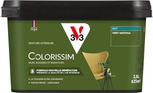V33 Peinture multi-supports Colorissim® Vert matcha Mat 2,5L