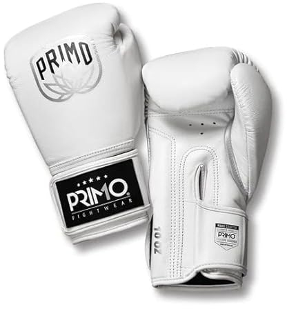 Primo Emblem 2.0 White Seraph Boxhandschuhe - Echtes Leder - Weiß - Größe 14 oz