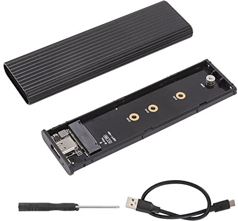 M. 2 Ssd Enclosure, M. 2 NVME SATA SSD Enclosure Adapter Ssd External Enclosure Ssd Case USB C 3. 1 M. 2 SSD Enclosure Adapter with Aluminum Shell for SSD Size 2242 2260 2280