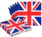 20Pcs Union Jack Napkins Serviettes Party Decorations,British Decoration Tissue United Kingdom Napkin UK Flag Paper Napkins for VE Day 80th Anniversary Decoration Union Jack Royal Party Supplies