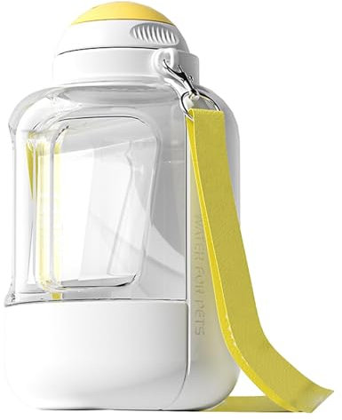 Bouteille d'eau pour chien – 1000 ml – Distributeur d'eau portable pour chien | Distributeur d'eau anti-fuite 2 en 1 avec mangeoire de nourriture, bouteille d'eau de voyage pour chien de grande
