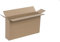 WePack 25 Stück Faltkarton 500x100x400 mm Innenmaß Versandkarton E-commerce Karton 1-Wellig 400G Braun Kartonage Verpackung Postkarton Versandschachtel Paket Päckchen