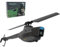 Rxbycxshi C128 RC Hubschrauber Drohne 4CH Black Luftfahrzeug-Aufklärungs-Militärflugzeug, Querruderloses Helikopter für Erwachsene 2024 Weihnachten