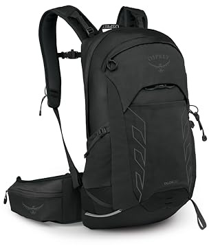 Osprey Men's Talon 22 Ef Lightweight Hiking Backpack, Black/Coal Grey, One Size