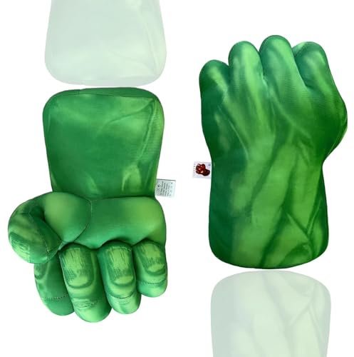 AONAT Guantes de Boxeo de héroes, Guantes de Espuma Suave para Cosplay, Regalo Ideal para Navidad, Halloween y Cumpleaños (1 Par, Verde)