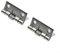 Springwillfly 304 Stainless Steel Spring Hinges 2-Pack 1-4 Inch Self-Closing Door Hardware for Instrument Boxes Cosmetic Cases Cabinet Silver(1.5 Inch)