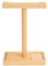 Uqezagpa Walnut Headphone Stand Universals Desktop Holder for Gaming Headsets Solid Wood Craftsmanship with Storage