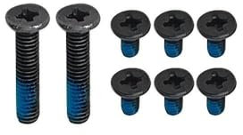 HSSDTECH Vis de Fond d'ordinateur Portable pour HP Victus Gaming 16-R TPN-C169 16-S TPN-C170 Noir Bottom Case Screws