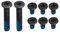 HSSDTECH Boden gehäuse Laptop Schrauben für HP Victus Gaming 16-R TPN-C169 16-S TPN-C170 8pcs Schwarz Bottom Case Screws