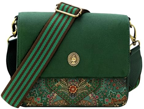 Pip Studio Fenna Cross Body Bag Small Jabali Green 19x6x16cm