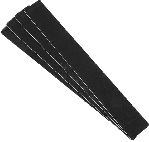 Ipetboom 4 Pcs Black Matte PVC Non-Slip Tape 10cm x 80cm Anti-Skid Stair Treads for Indoor and Outdoor Use, Sturdy Adhesive Carpet Stair Protectors for Safe Grip on Wood and Concrete Steps