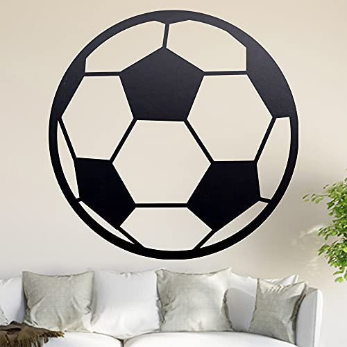 Fussball Wandtattoo in 6 Größen - Wandaufkleber Wall Sticker - Dekoration, Küche, Wohnzimmer, Schlafzimmer, Badezimmer