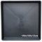 Schattec PP Bodenwanne 100x100x12cm, Kunststoffwanne, Universal-Wanne, 1 Meter x 1 Meter, Polypropylen, Schwarz, Indoor, 11.02 pounds, 1 Stück