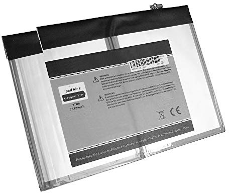 Ersatz Akku kompatibel für Apple iPad Air 2 Apple A1547 16 64 128 GB Wi-Fi