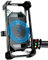 Soporte para teléfono de motocicleta, 2 en 1 QI inalámbrico y QC 3.0 USB Soporte para teléfono de motocicleta con 360 ° de rotación Ba ajustable para 4-7 pulgadas Smartphone Samsung / Huawei / Android