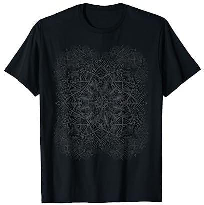 Yoga Lehrer Frieden Hippie Geschenk Mandala T-Shirt