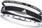 adidas Unisex Training Headbands 3 Per Pack, Black / White / White, M