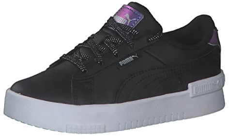 PUMA Jada Bioluminescence PS Sneaker, Black Black Silver, 31 EU