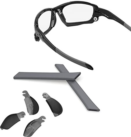ThunderClap Nose Pads & Earsocks Rubber Kit for Oakley Split Jacket/Split Jacket Vented Sunglasses - Grey