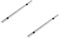 Tyenaza T Track, 2 pezzi Miter Bar Slider 300 mm, Table Saw Miter Bar, Binario in lega di Alluminio, per Router sega Circolare da Tavolo, Falegname fai da te